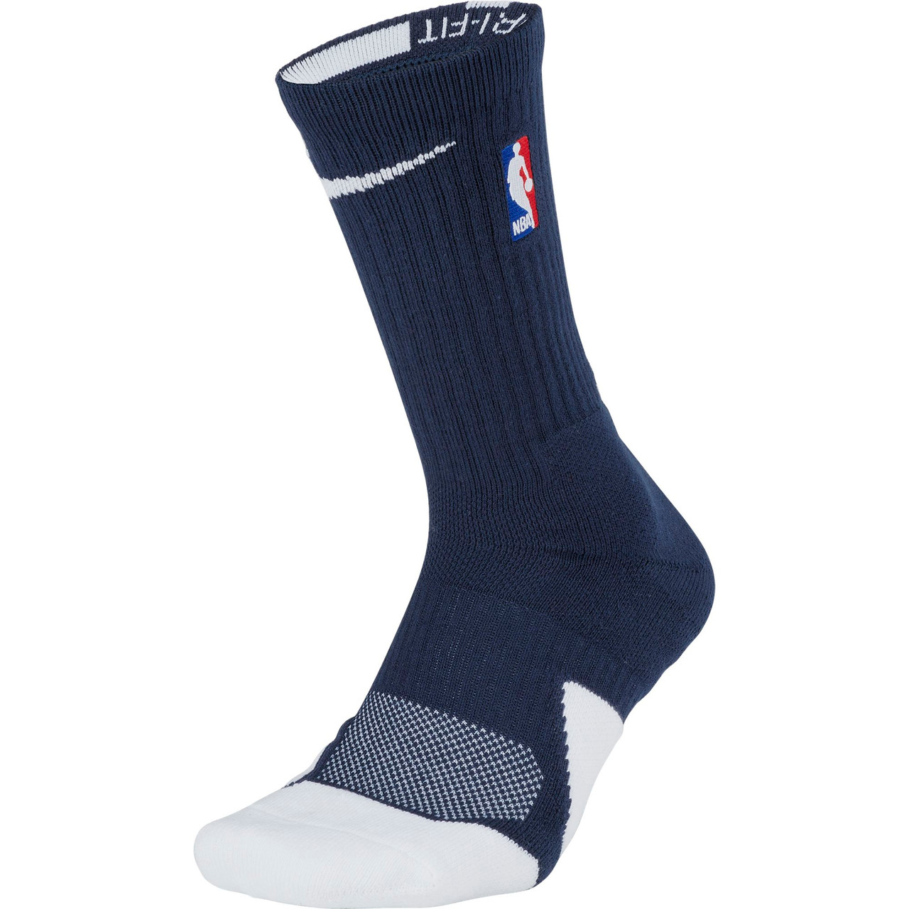 navy basketball socks
