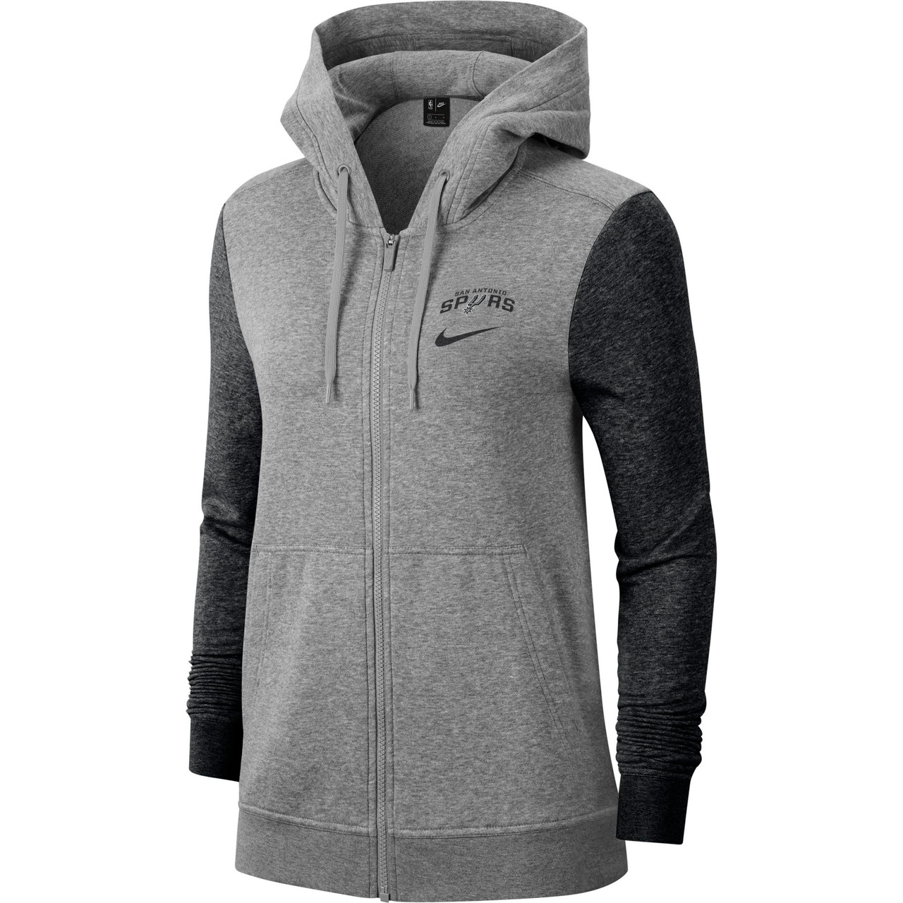 nike longline zip up hoodie