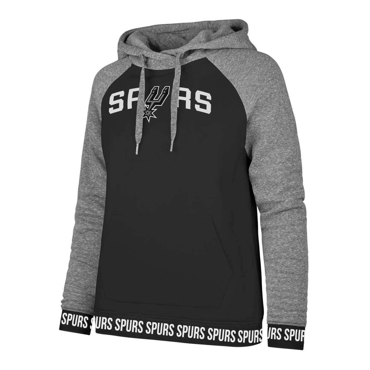 San Antonio Spurs Women's QORE Oversized T-Shirt - Black - The