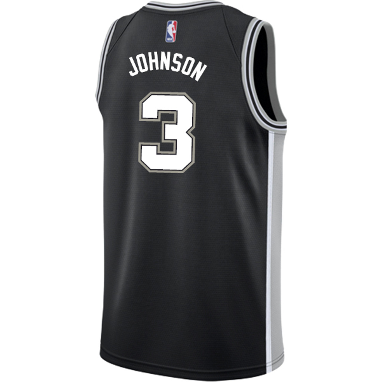 San Antonio Spurs Men's Nike Keldon Johnson Icon Swingman Jersey - The ...