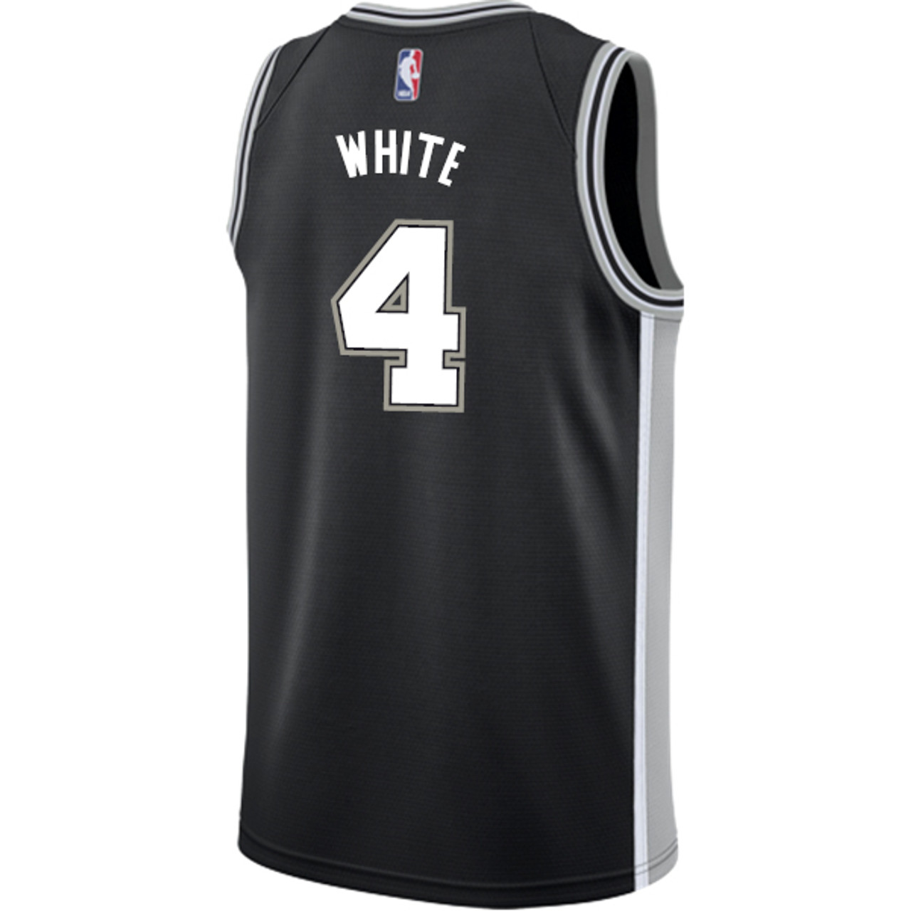 white spurs jersey