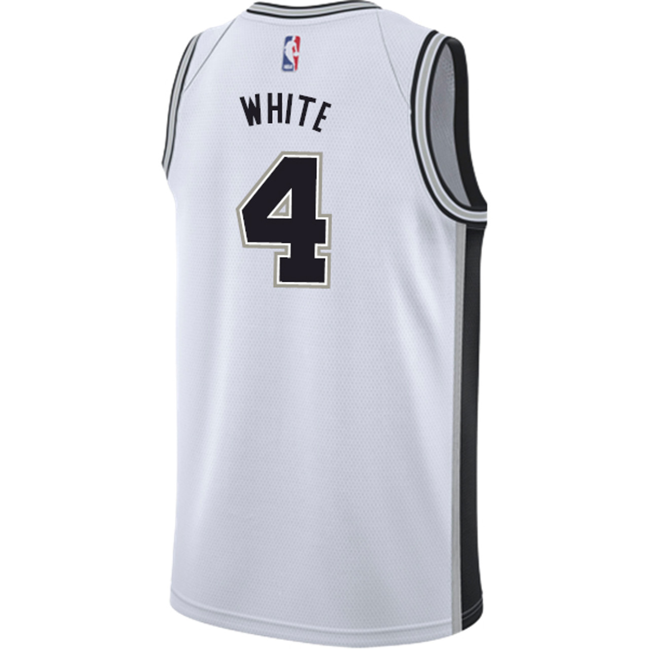 spurs white jersey