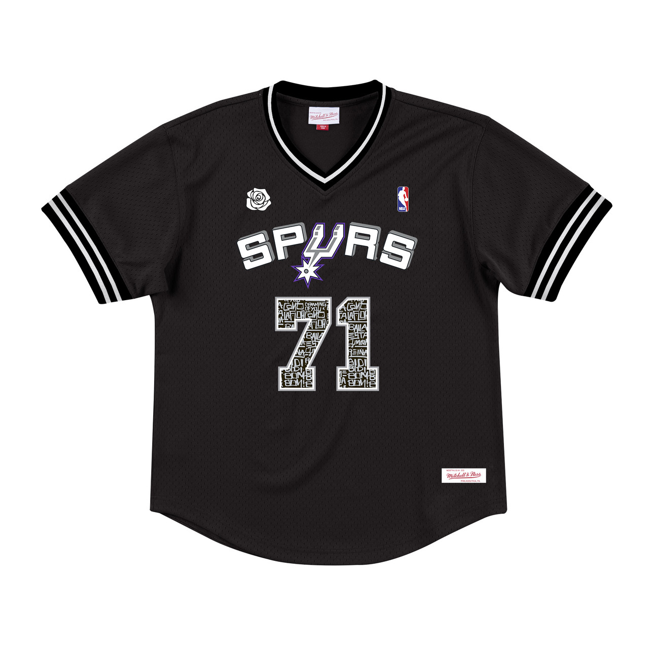 spurs mitchell and ness jersey