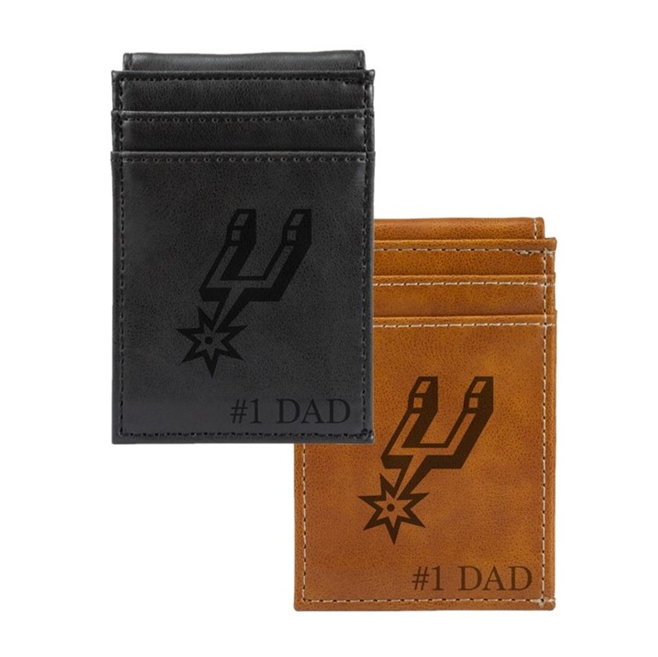 San Antonio Spurs Rico Laser Engraved Front Pocket Wallet - The Official  Spurs Fan Shop
