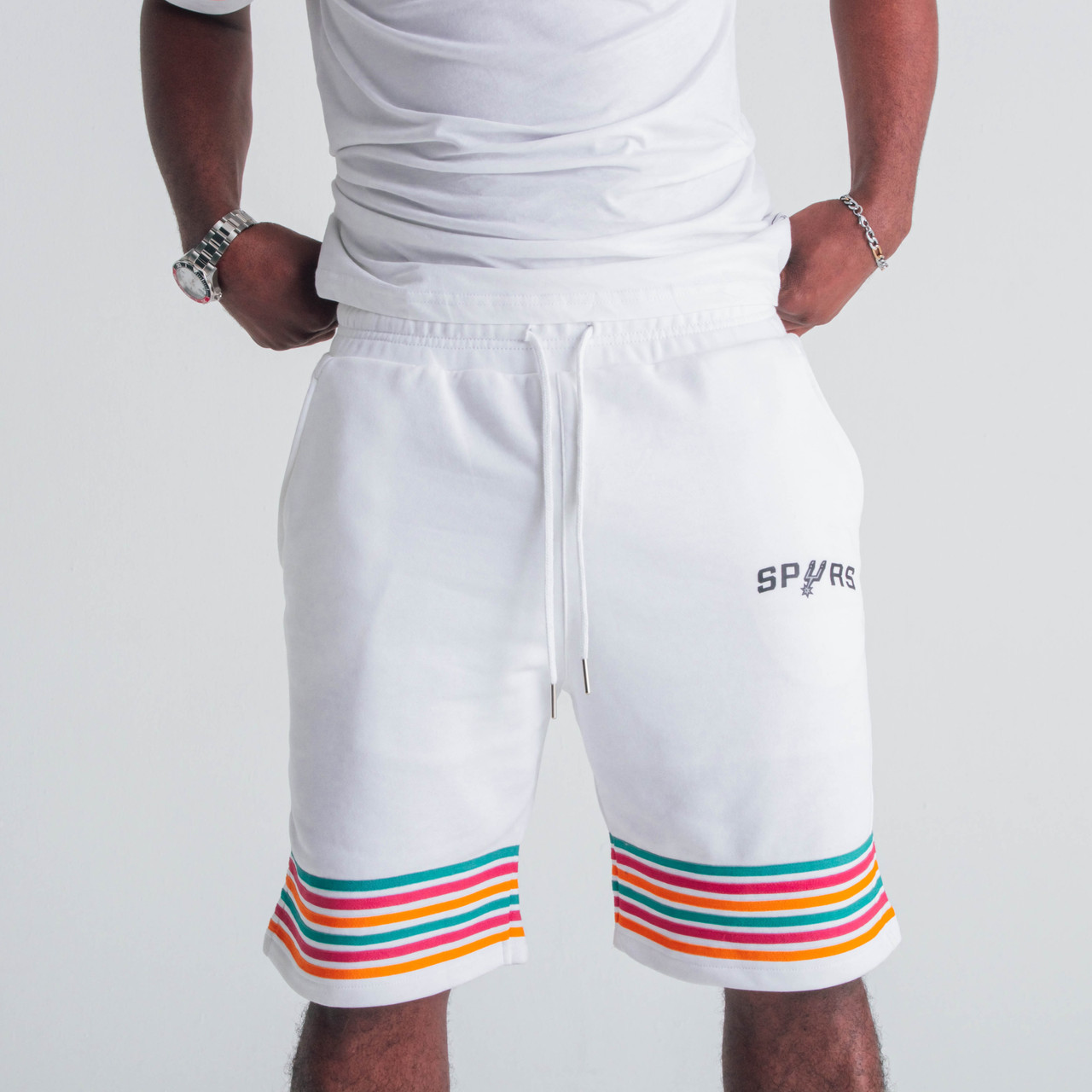 Spurs hot sale fiesta shorts