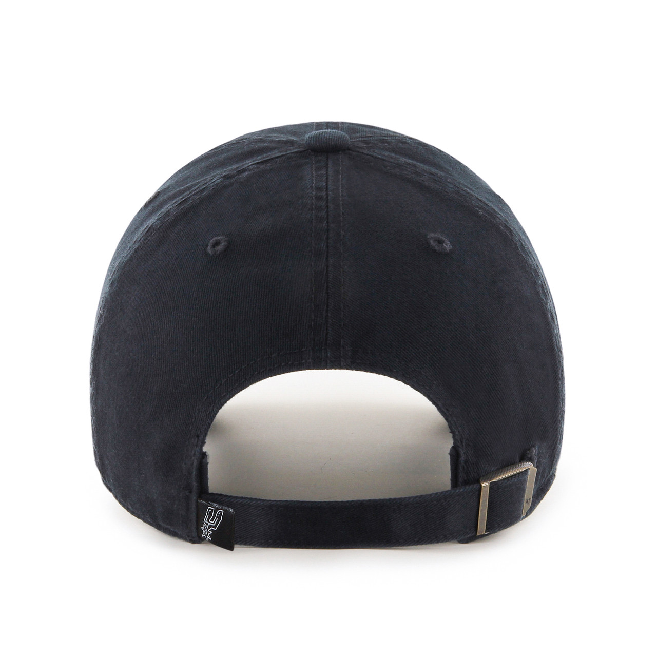 San Antonio Spurs Men's '47 Brand Clean Up Black Primary Hat - The ...