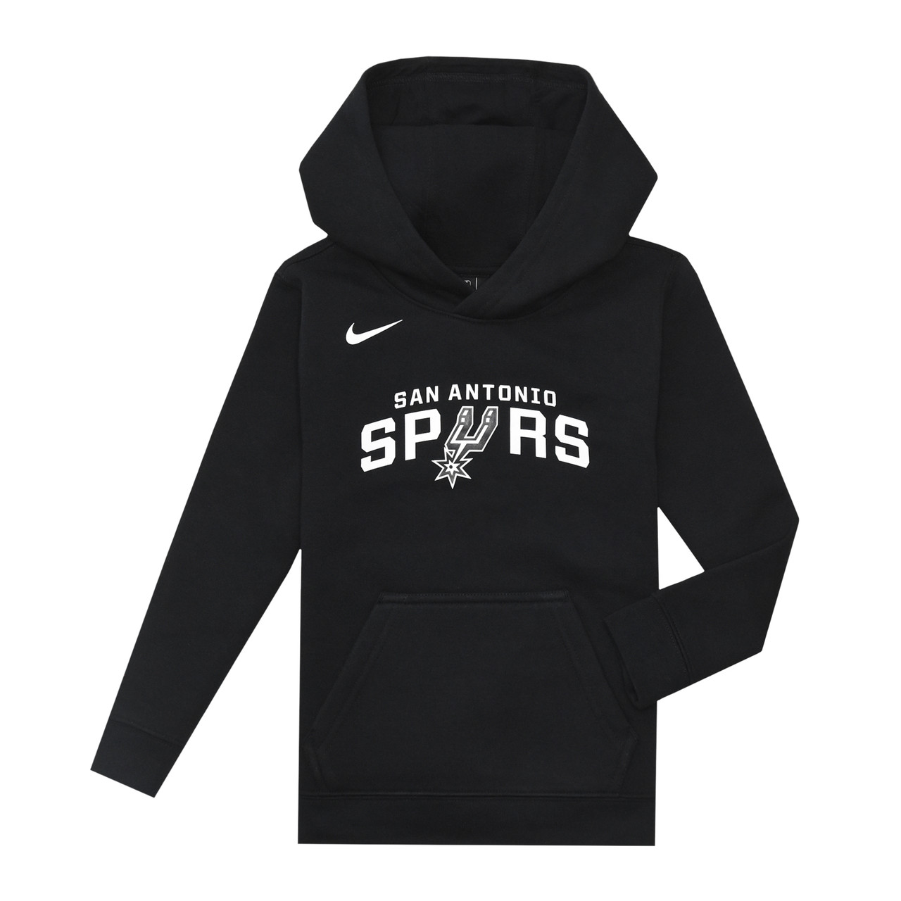 San Antonio Spurs Youth Nike Essential Logo Hoodie Black