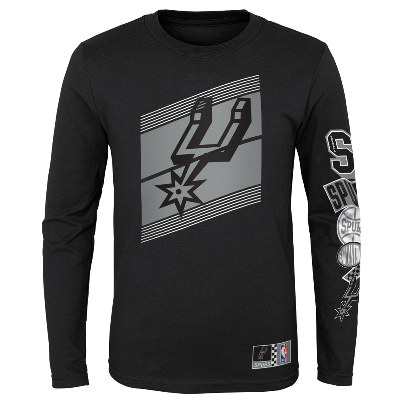 San Antonio Spurs City Edition Men's Nike NBA Long-Sleeve T-Shirt