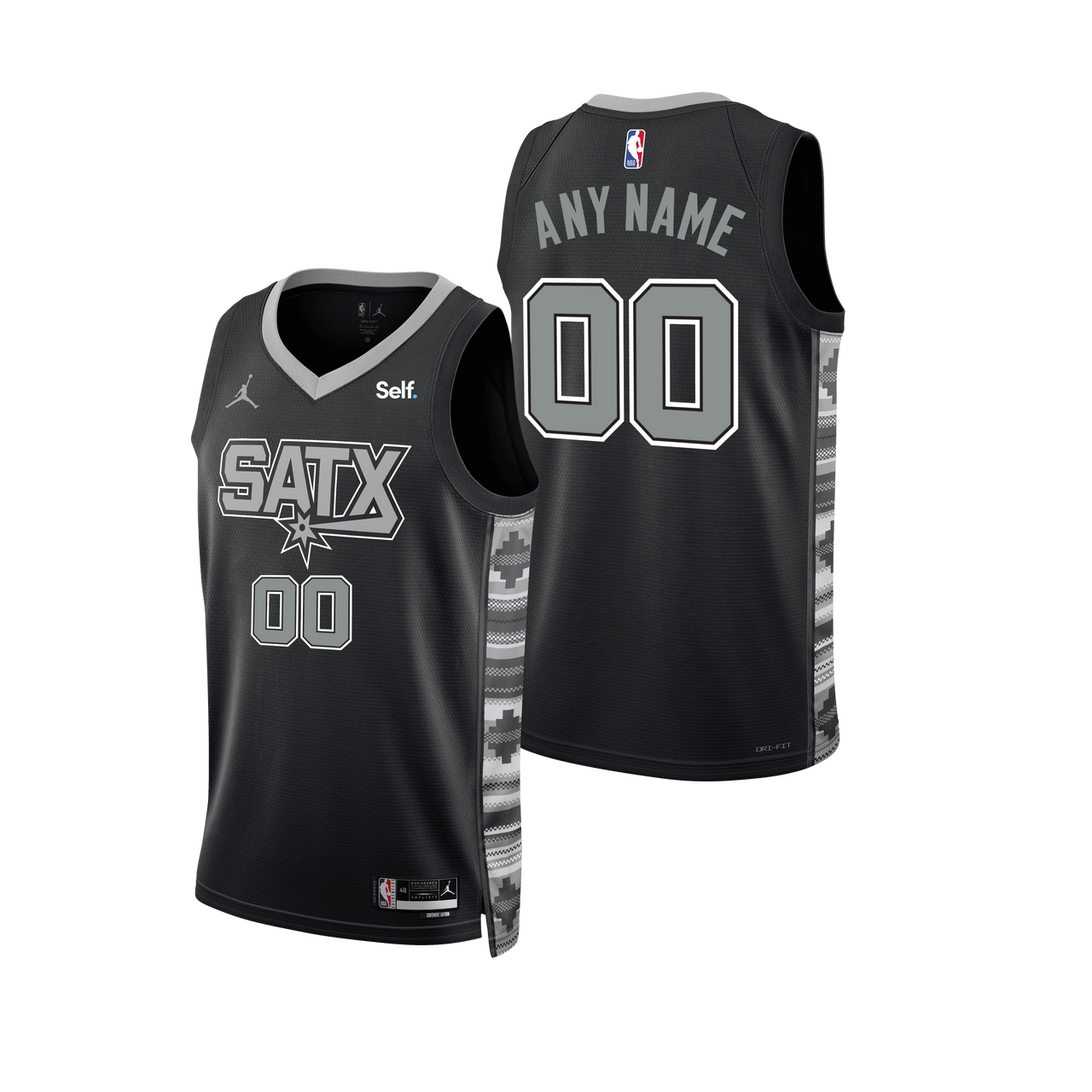 San Antonio Spurs Nike Association Swingman Jersey - Custom - Youth