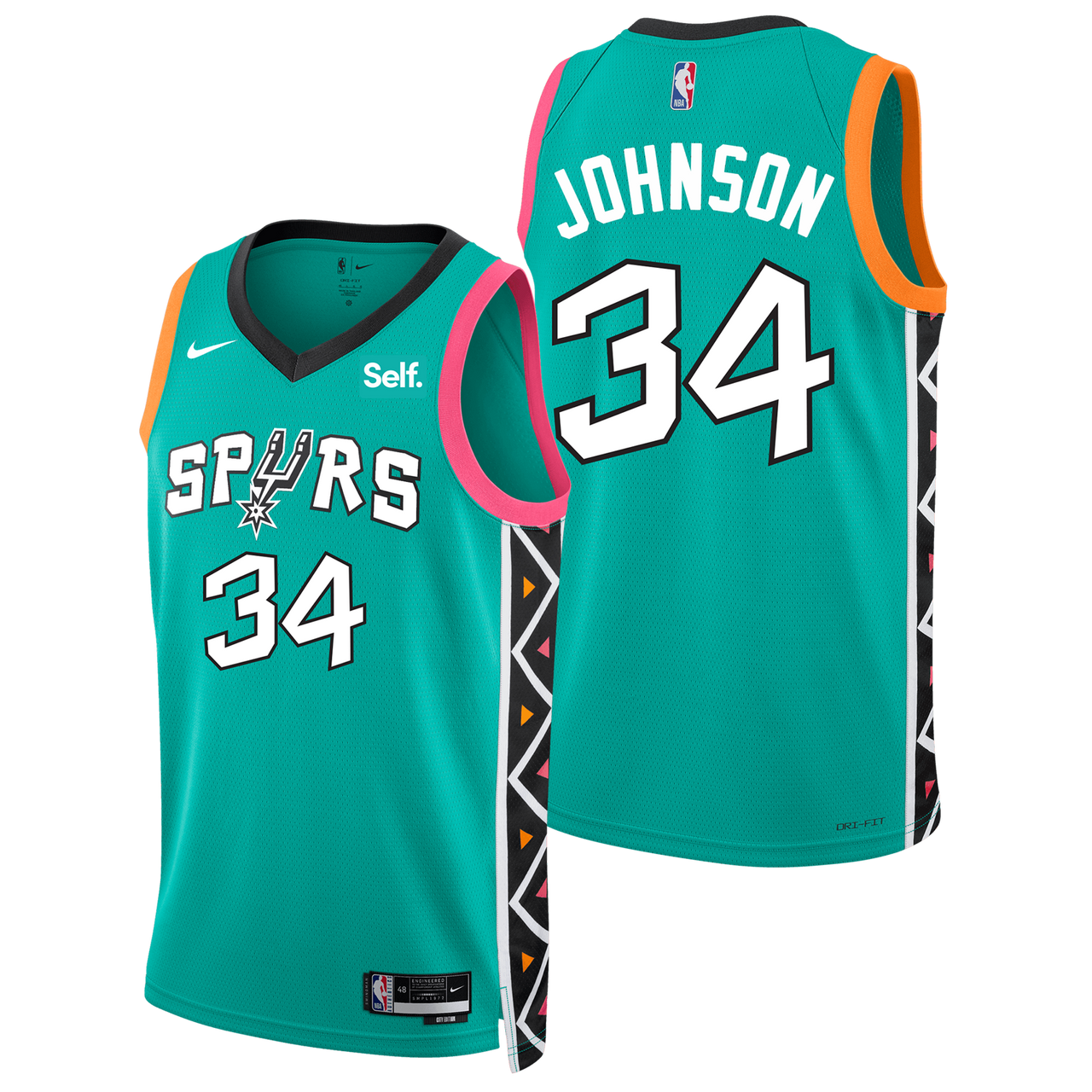Cinco habla trampa San Antonio Spurs Men's Nike 2022-2023 City Edition Stanley Johnson  Swingman Jersey