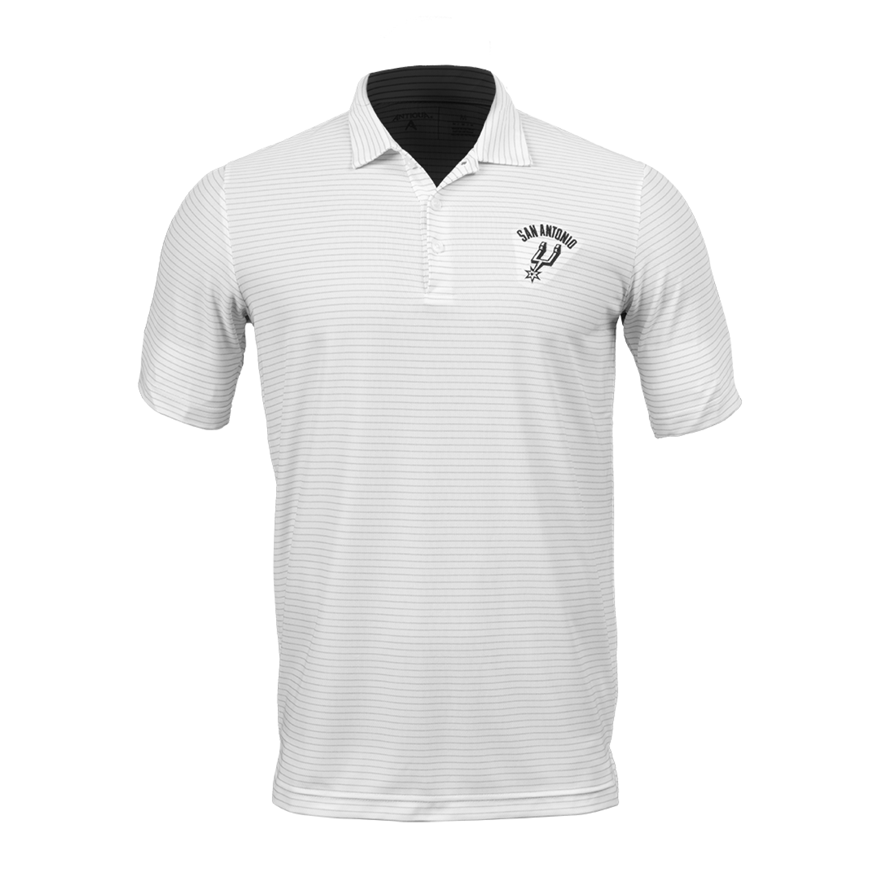 San Antonio Spurs Men's Antigua Esteem Polo - White