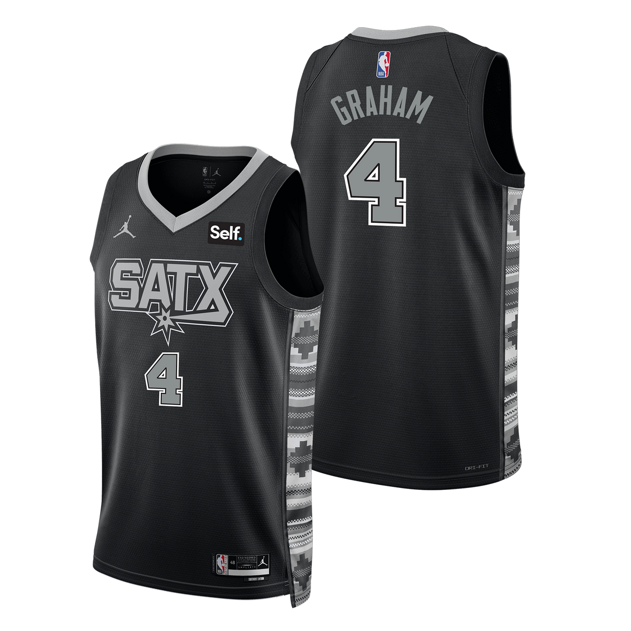 San Antonio Spurs Men's Nike Statement Edition Devonte Graham Swingman Jersey