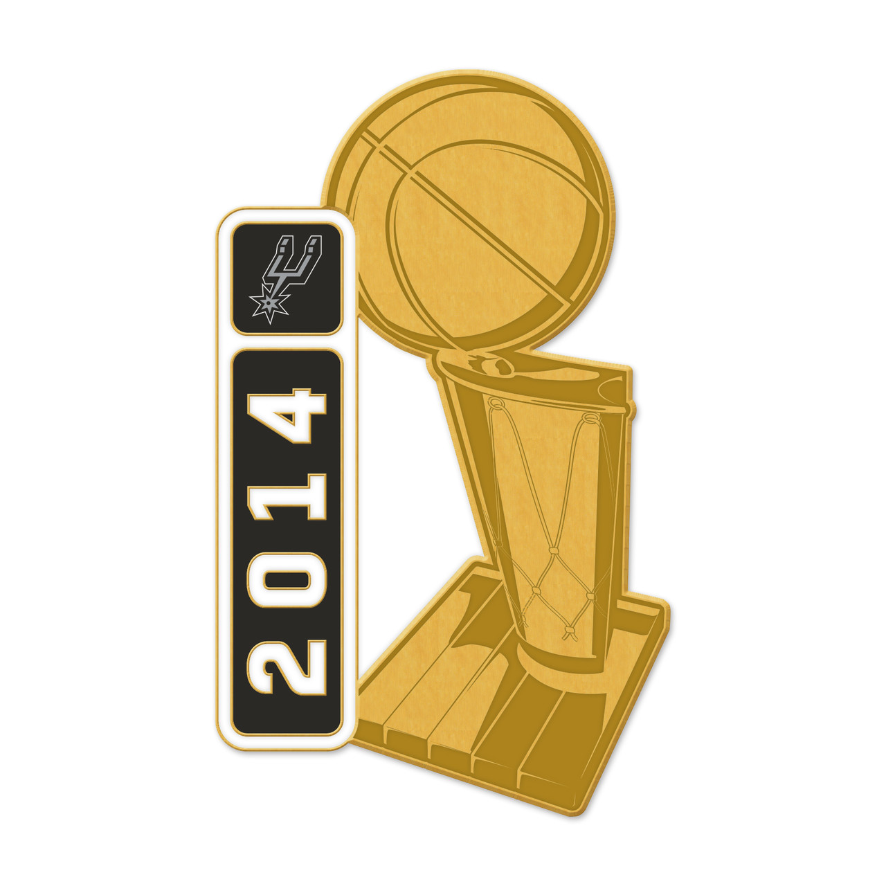 San Antonio Spurs Wincraft 2014 Championship Trophy Pin