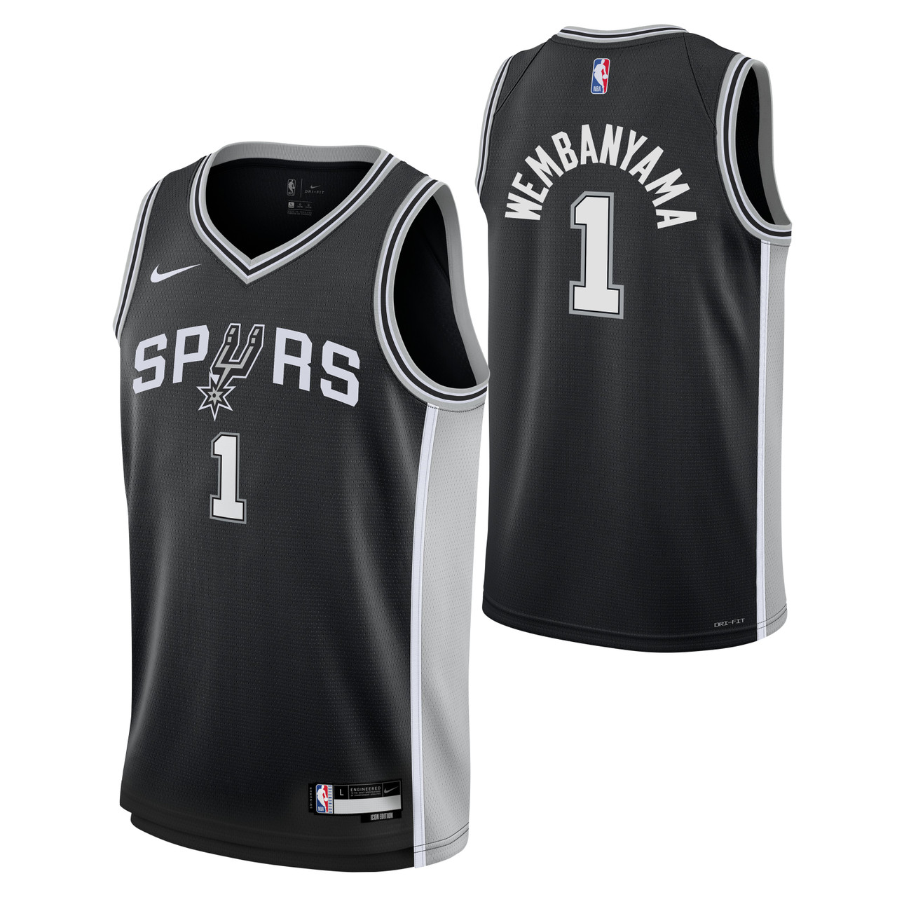 San Antonio Spurs Men's Nike Victor Wembanyama Icon Authentic Jersey - The  Official Spurs Fan Shop