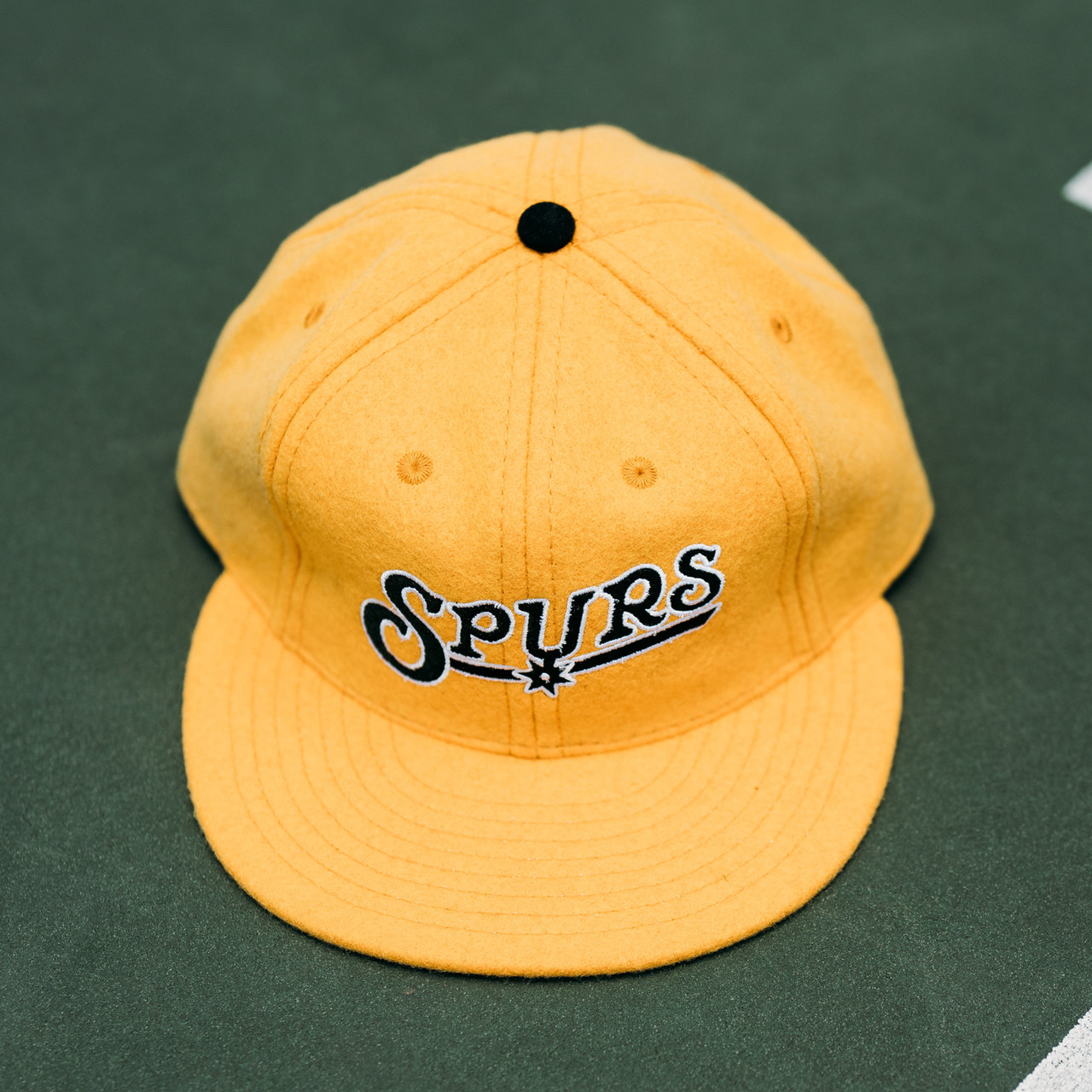 San Antonio Spurs Men's Ebbets Field Wool Vintage Gold Baseball Cap
