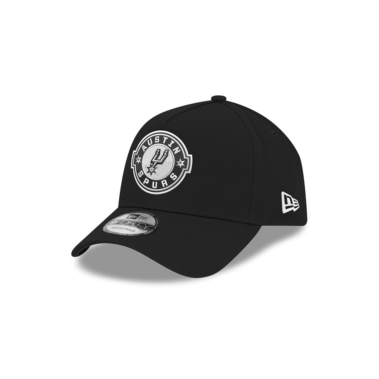 Austin Spurs Men's New Era Primary 9FORTY Snapback Cap - Black
