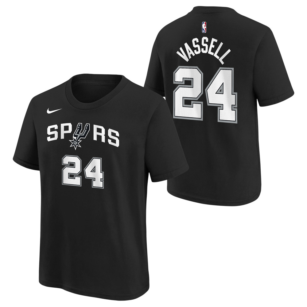 San Antonio Spurs Youth Nike Devin Vassell Name and Number T-Shirt
