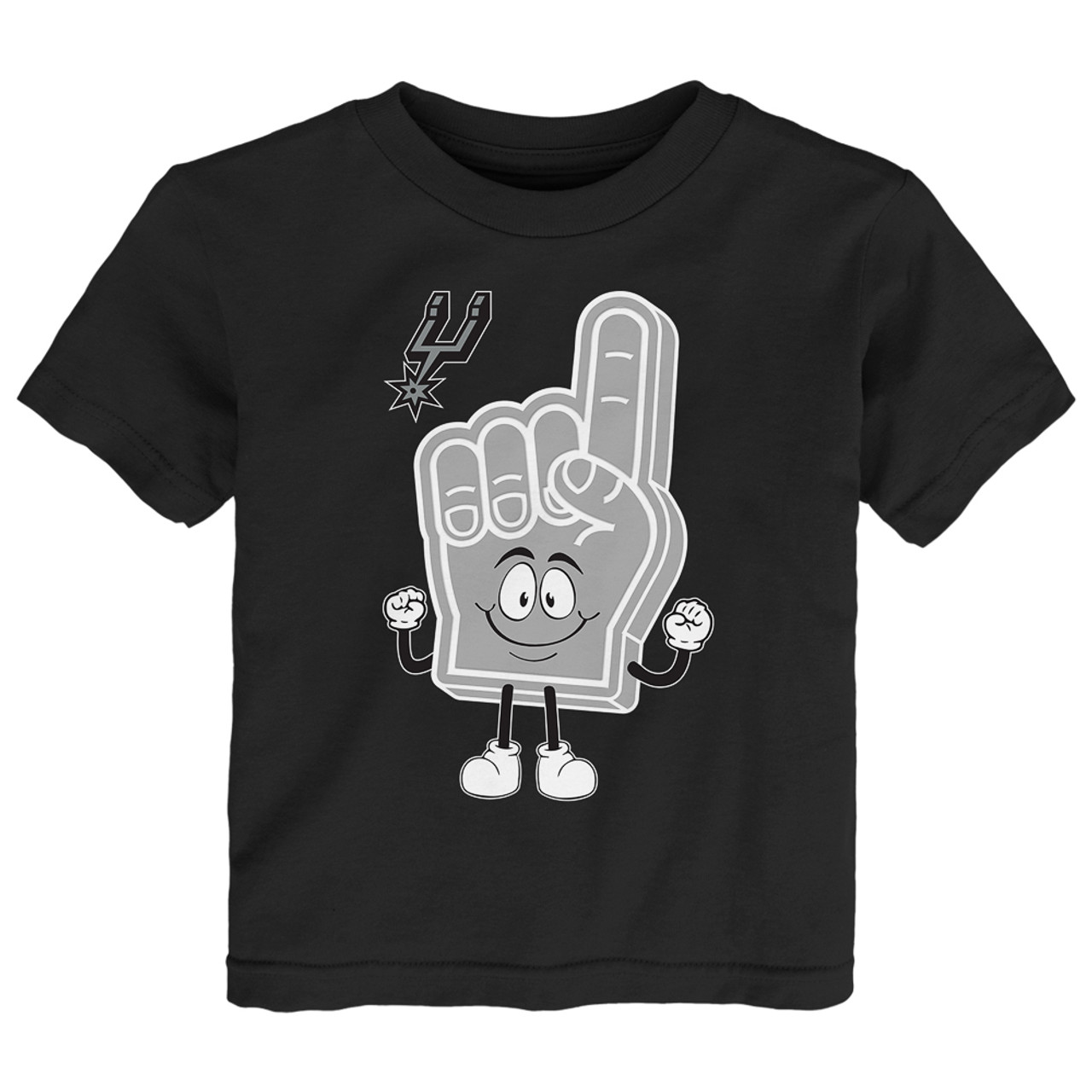 【PORTERNA】Keuroni Net T-Shirt San Antonio Spurs Toddler OuterStuff #1 Fan T-Shirt - Black