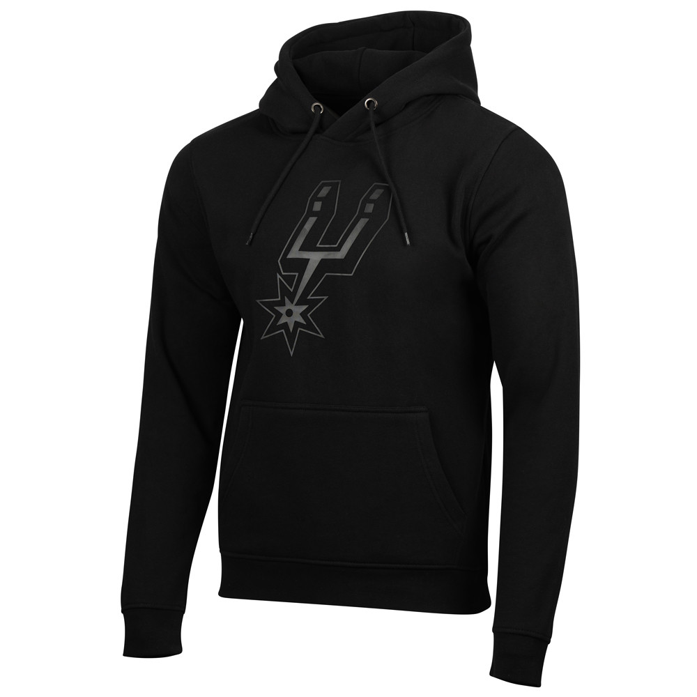 San Antonio Spurs Men's Sports Design Sweden Primary Tonal Hoodie - Black