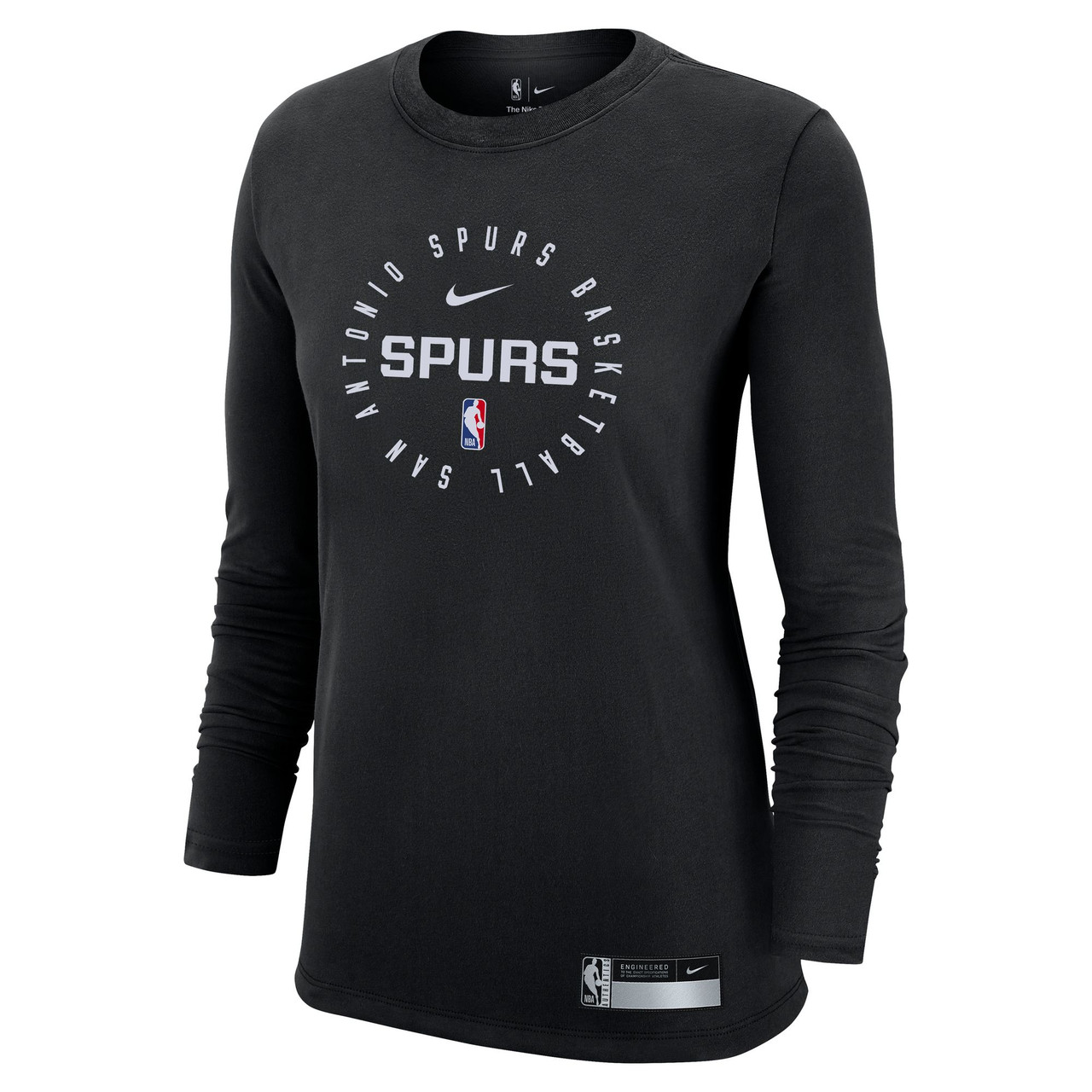 San Antonio Spurs Women's Nike Spurs Practice Long Sleeve Shirt