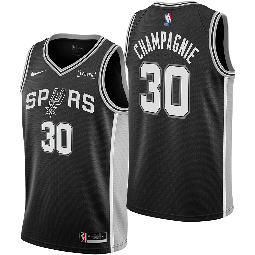  NBA San Antonio Spurs ユニフォーム San Antonio Spurs Men's Nike Icon Edition Swingman Julian
