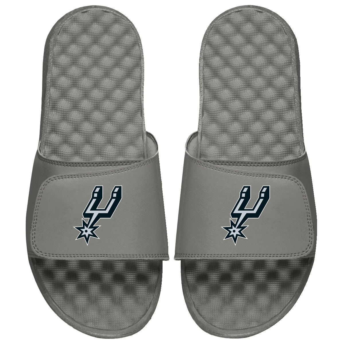 San Antonio Spurs iSlide Primary Logo Slides - Grey