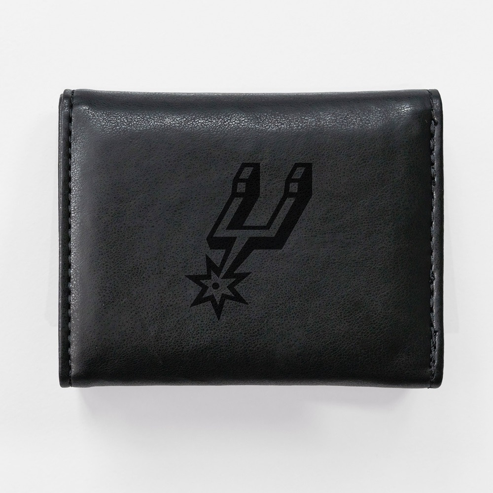 San Antonio Spurs Rico Laser Engraved Trifold - Black