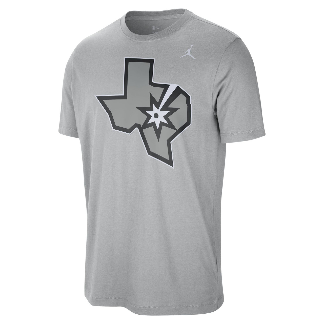 San Antonio Spurs Men's Nike Jordan Statement Logo T-Shirt - Silver