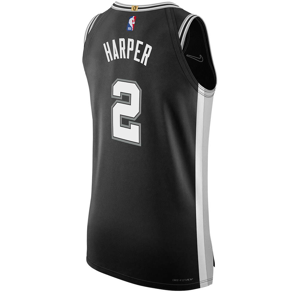 San Antonio Spurs Men's Nike Icon Edition Authentic Dylan Harper