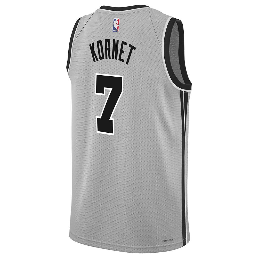 San Antonio Spurs Men's Nike Luke Kornet 2025-2026 Statement Edition  Swingman Jersey