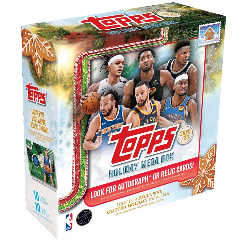 San Antonio Spurs Topps Holiday Trading Card Mega Box