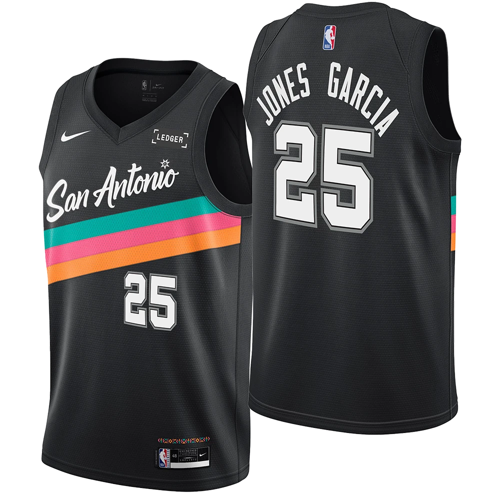 San Antonio Spurs Men's Nike 2025-2026 City Edition #25 David