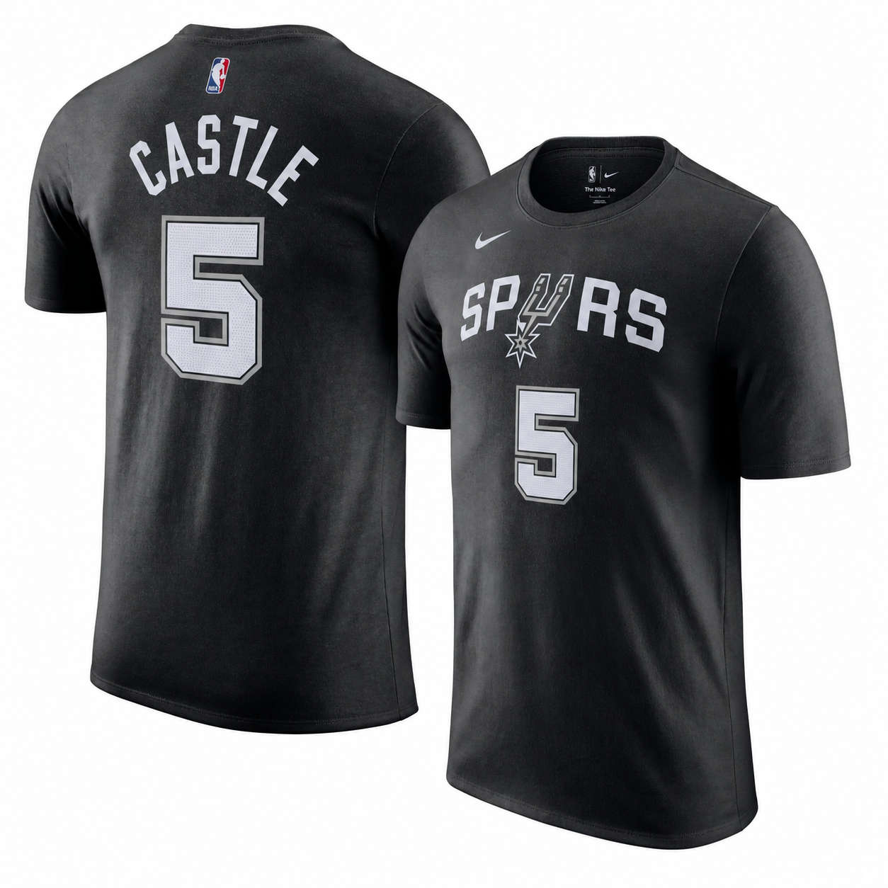 San Antonio Spurs Men's Nike Icon Edition Castle Name and Number T