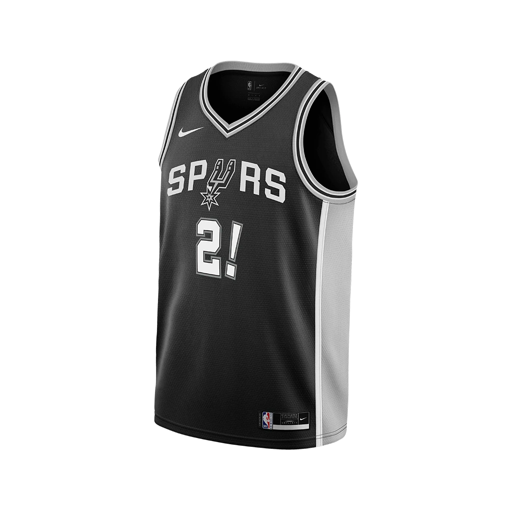 San Antonio Spurs Youth Nike Coyote Icon Edition Swingman Jersey
