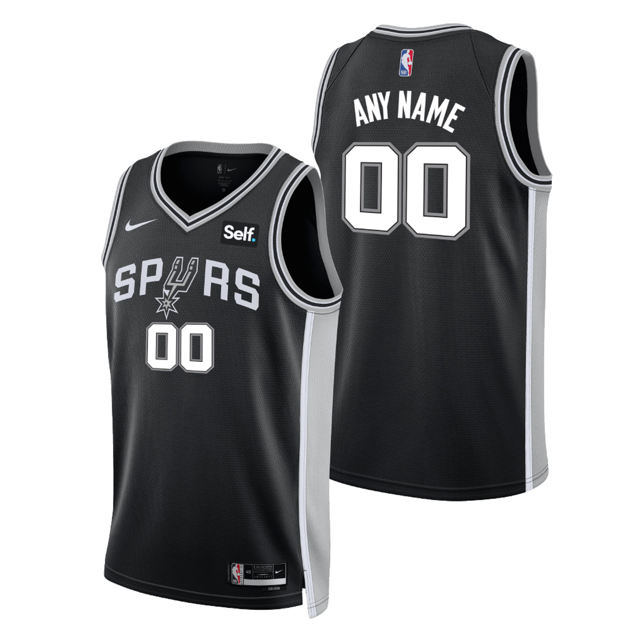 Decaer Interpretar Frustrante San Antonio Spurs Men's Nike Custom Personalized Icon Swingman Jersey - The  Official Spurs Fan Shop