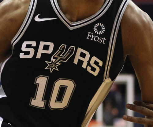 spurs button up jersey