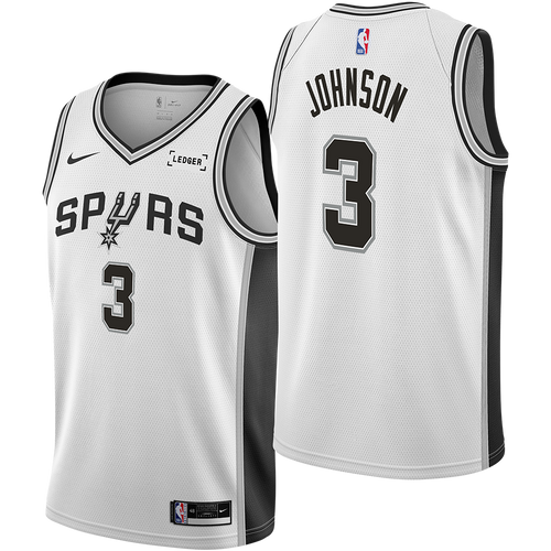 San Antonio Spurs Men's Nike Association Edition Swingman Keldon Johnson Jersey