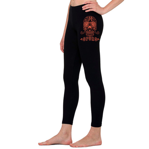 San Antonio Spurs Women's Titania Golf Skull Leggings
