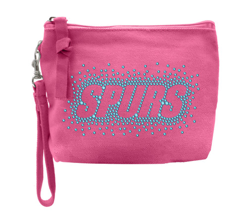 San Antonio Spurs Women's Titania Pink Zipper Purse