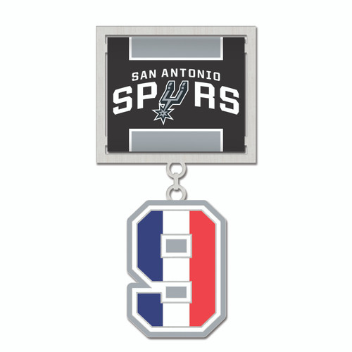 WinCraft Set Bandiera San Antonio Spurs Con Asta E Staffa - 0.9x1.5m, Ufficiale NBA