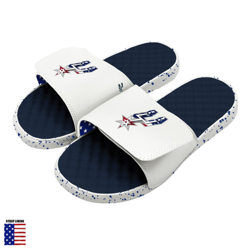 San Antonio Spurs iSlide Americana Sandals - Navy