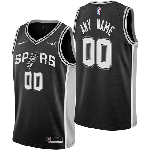 San Antonio Spurs Youth Nike Custom Personalized Icon Swingman Jersey