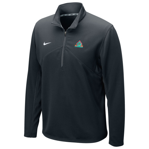 San Antonio Spurs Men's Nike Primary Logo 1/4 Zip Jacket - Black