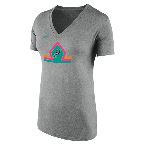 San Antonio Spurs 2021 City Edition Nike Women's Legend V Neck T-shirt