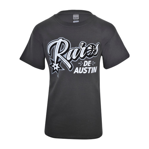 Austin Spurs Raros de Austin Youth S/S Mascot T-Shirt Charcoal