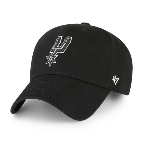 San Antonio Spurs Men's '47 Brand Clean Up Primary Hat -Black