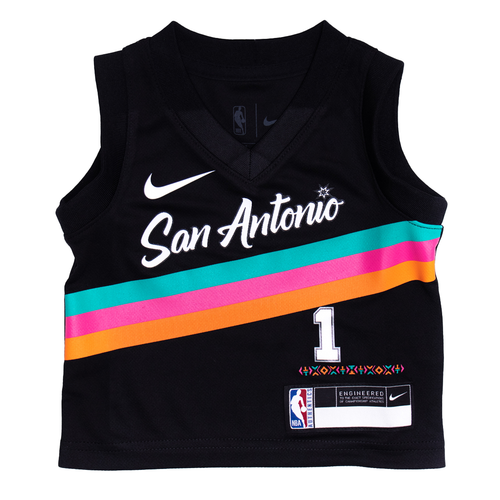 San Antonio Spurs 2020 City Edition Nike Infant #1 FAN Swingman Jersey