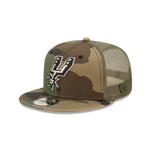 San Antonio Spurs Men's New Era Camo Truck Logo Snapback Cap - Camo