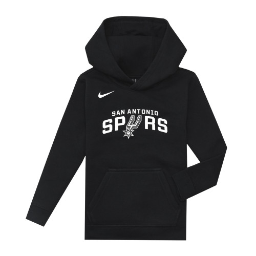 San Antonio Spurs Youth Nike Essential Logo Hoodie - Black - The