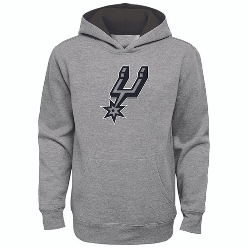 San Antonio Spurs Youth Pullover Hoodie - Gray